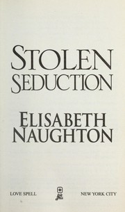 Cover of: Stolen seduction