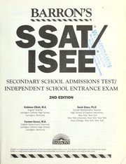 Cover of: Barron's SSAT/ISEE