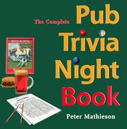 Cover of: The Complete Pub Trivia Night Book