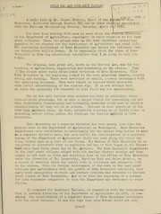 Cover of: Uncle Sam and your home problem: a radio talk by Dr. Louis Stanley, chief of Bureau of Home Economics, delivered through Station WRC and 34 other radio stations associated with the National Broadcasting Company, Saturday, April 12, 1930