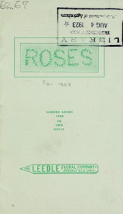 Cover of: Roses: [Fall 1908]