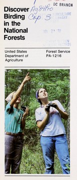 Cover of: Discover birding in the National Forests | U.S. Dept. of Agriculture