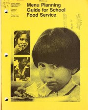 Cover of: Menu planning guide for school food service by United States. Food and Nutrition Service. Nutrition and Technical Services Division