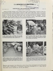 Cover of: Harvesting and marketing peaches in South Carolina and Georgia