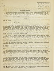 Cover of: [Suggestions on methods of curing meats on the farm for home use]: an interview between Miss Ruth Van Deman, Bureau of Home Economics, and Mr. K.F. Warner, Bureau of Animal Industry, delivered in the Department of Agriculture period of the National Farm and Home Hour, broadcast by a network of 48 associate NBC stations, Tuesday, October 25, 1932