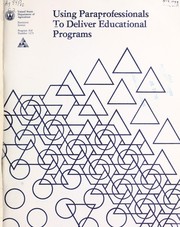 Cover of: Using paraprofessionals to deliver educational programs by N.B. Leidenfrost