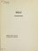 Cover of: Renderer's list, Western Region