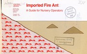 Imported fire ant: a guide for nursery operators