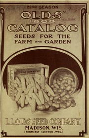 Cover of: Olds' 1909 catalog: seeds for the farm and garden
