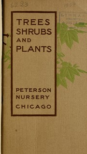 Cover of: Trees, shrubs and plants