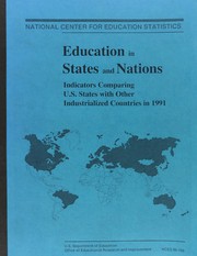 Cover of: Education In States And Nations: Indicators Comparing U.s. States With Other Industrialized Countries In 1991
