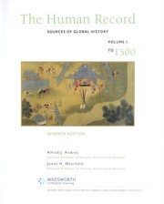 Cover of: The human record: sources of global history