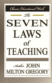 Cover of: The Seven Laws of Teaching