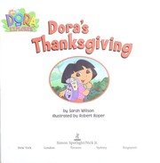 Cover of: Dora's Thanksgiving by Sarah Willson