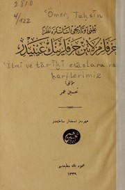 Cover of: 'İlmī ve tārīhī esāslara naẓaran ḥarflerimiz by Tahsin Ömer.