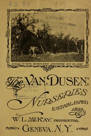 Cover of: The Van Dusen Nurseries, established 1839 by Van Dusen Nurseries