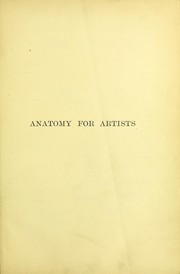 Cover of: Anatomy for artists