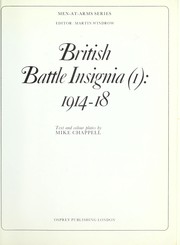 Cover of: British battle insignia by 