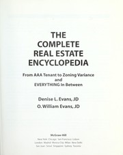 Cover of: The complete real estate encyclopedia | Denise L Evans