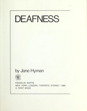 Cover of: Deafness