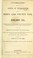 Cover of: List of persons assessed in the town of Worcester, for the town and county tax, of $39,498.44 ... on the first day of May, 1846 ...