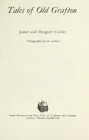 Cover of: Tales of old Grafton by James S. Cawley