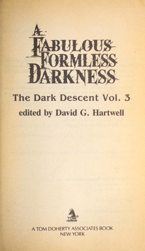 The Dark Descent by David G. Hartwell