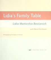 Cover of: Lidia's family table