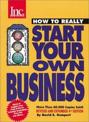 Cover of: How to Really Start Your Own Business by David E. Gumpert