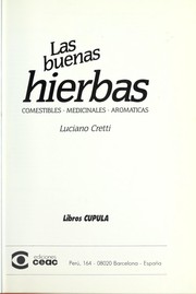 Cover of: Buenas Hierbas, Las