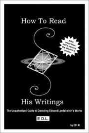 Cover of: How To Read His Writings