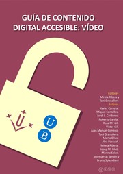 Cover of: Guía de contenido digital accesible: Vídeo