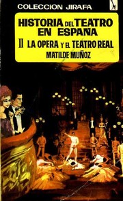 Cover of: La ópera y el Teatro Real by 