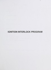 Cover of: Ignition interlock program