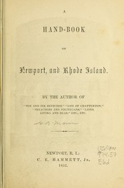 A hand-book of Newport, and Rhode Island by Dix, John