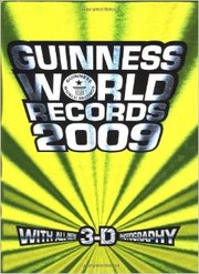 Cover of: Guiness World Records 2009 by 