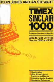 Cover of: Timex Sinclair 1000 by Robin Jones