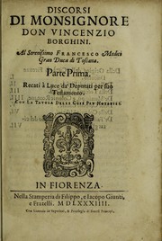 Discorsi di Monsignore don Vincenzio Borghini by Vincenzo Borghini