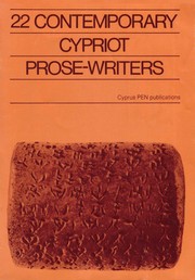 Cover of: 22 Contemporary Cypriot Prose-writers