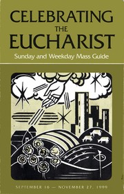 Cover of: Celebrating The Eucharist: Sunday and Weekday Mass Guide