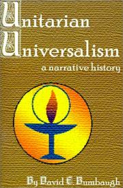 Unitarian Universalism by David E. Bumbaugh