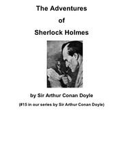 Cover of: The Adventures of Sherlock Holmes: #15 in our series by Sir Arthur Conan Doyle