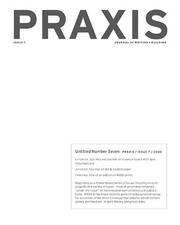 Cover of: Praxis: Journal of Writing and Building, Issue 7: Untitled Number Seven