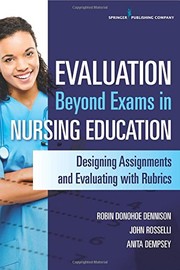 Cover of: Evaluation Beyond Exams in Nursing Education [e-book] | 
