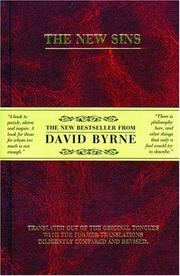 Cover of: The New Sins by David Byrne