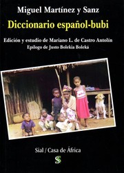 Cover of: Diccionario español-bubi by 