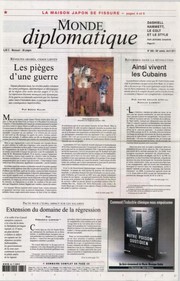 Cover of: Le monde diplomatique #685