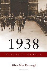 Cover of: 1938: Hitler's gamble