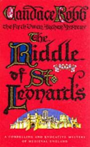 Cover of: The Riddle of St. Leonards