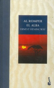 Cover of Al romper el alba